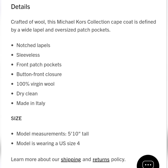 Michael Kors Collection Red tartan plaid blazer coat cape sz 8 nwot wool Italy - Picture 6 of 9